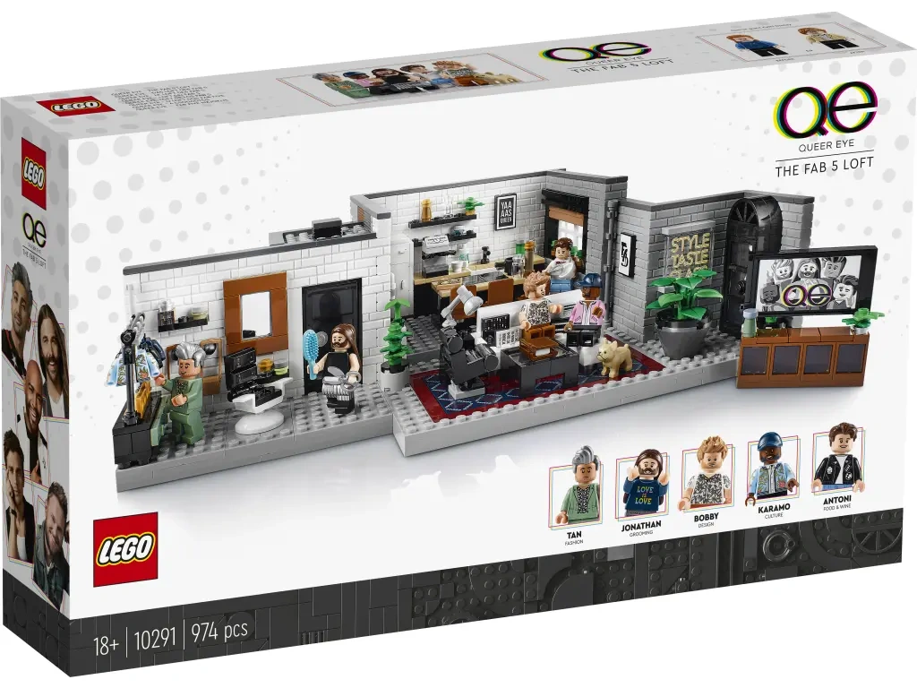 LEGO 10291 Queer Eye - Mieszkanie Fab Five