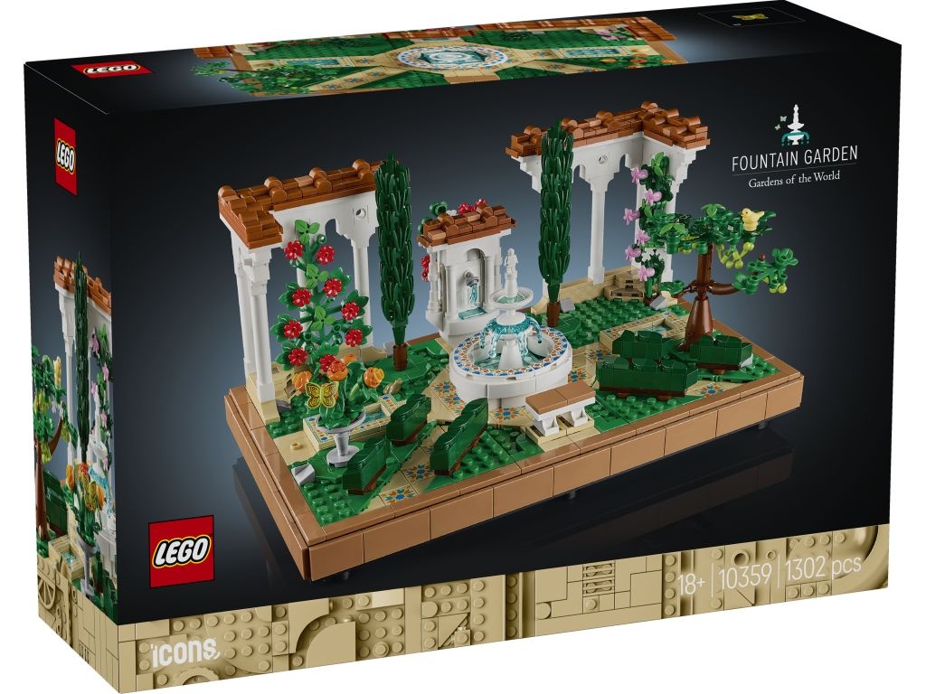 LEGO 10359 Fontanna w ogrodzie
