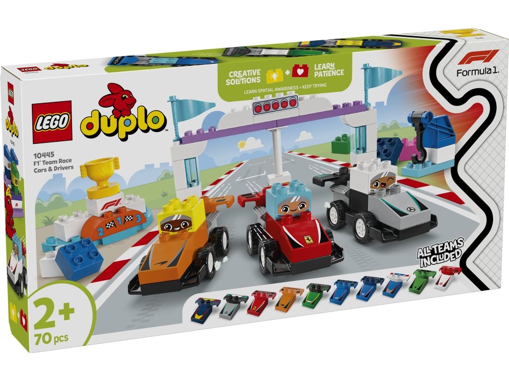 LEGO 10445 Bolidy i kierowcy F1