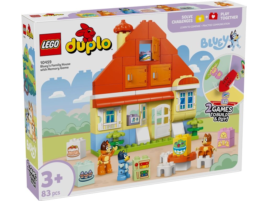 LEGO 10459 Bluey Dom rodzinny Blue z grą pamięciową