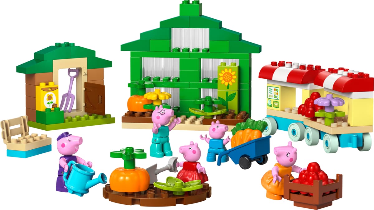 LEGO 10461 Ogród i szklarnia Dziadka Świnki