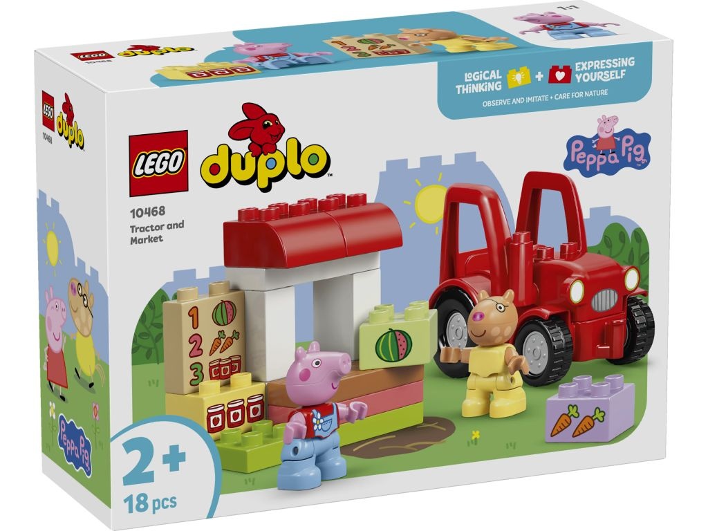 LEGO 10468 Peppa Ciągnik i rynek