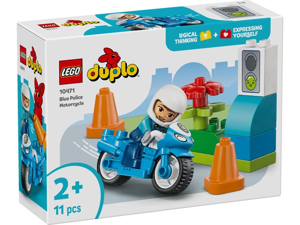 LEGO 10471 Niebieski motocykl policyjny