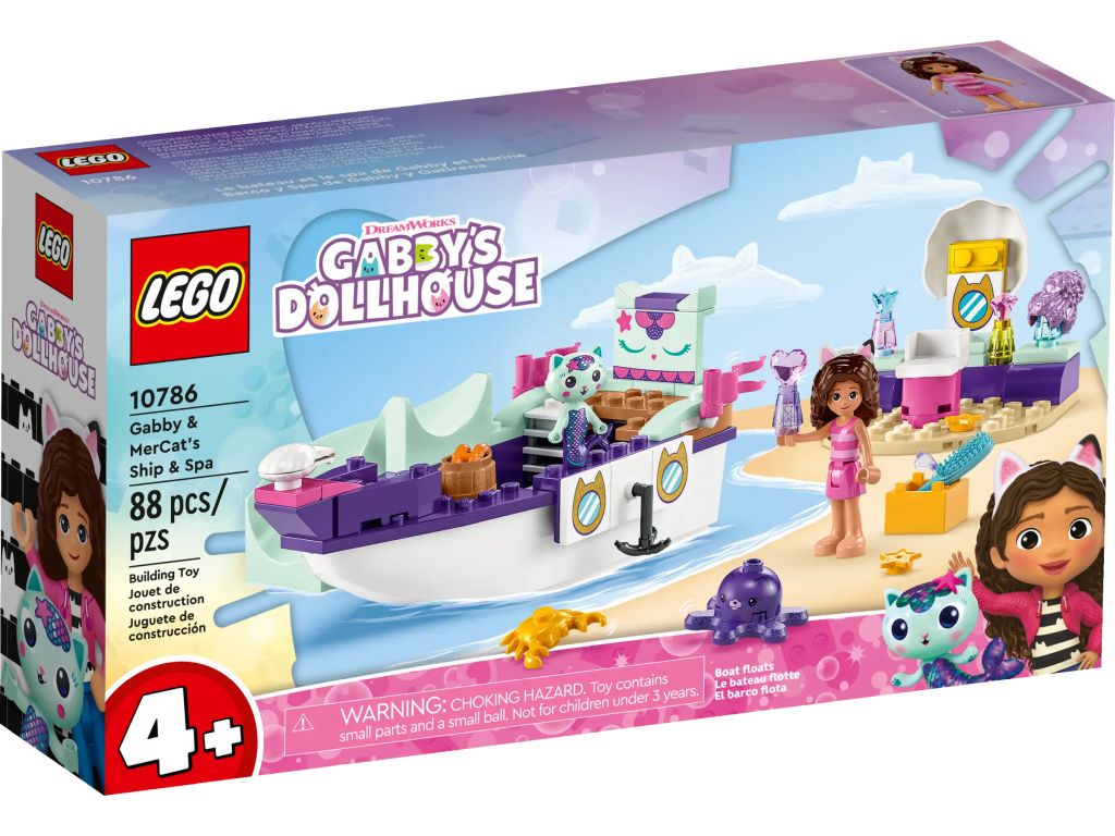 LEGO 10786 Gabby & MerCat's Ship & Spa