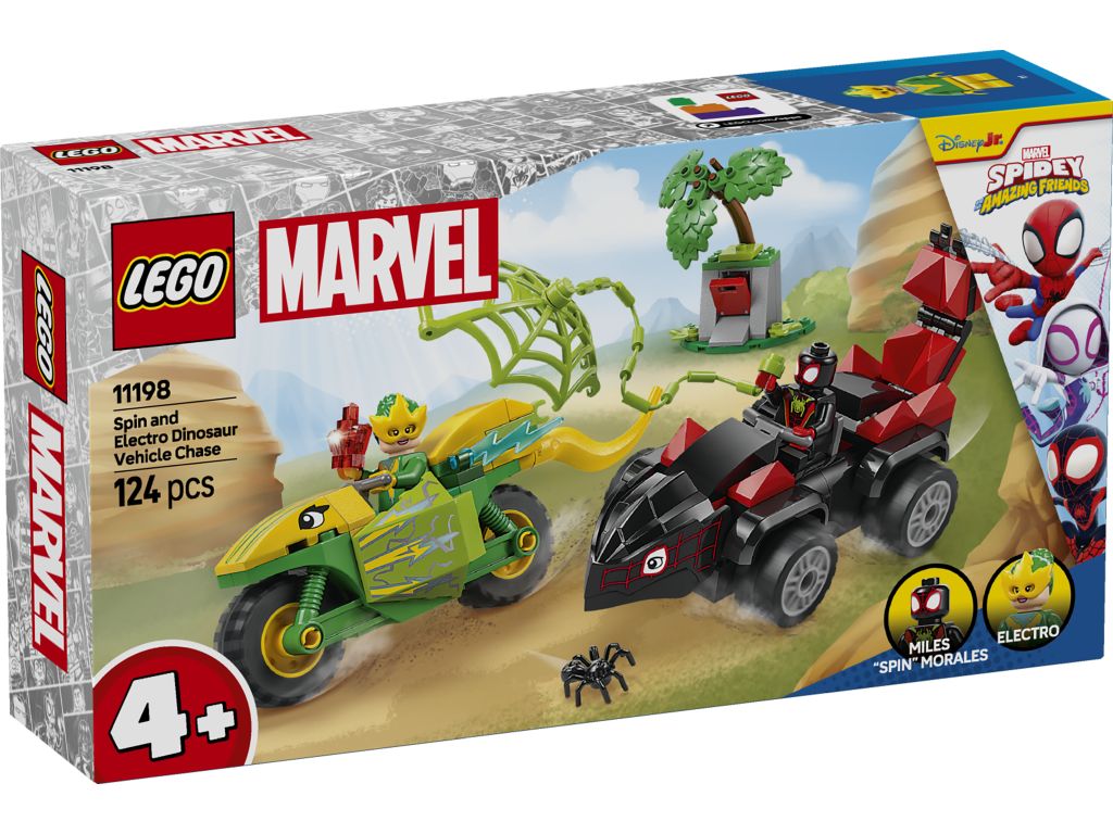 LEGO 11198 Pościg Spina za Electro w dinopojeździe