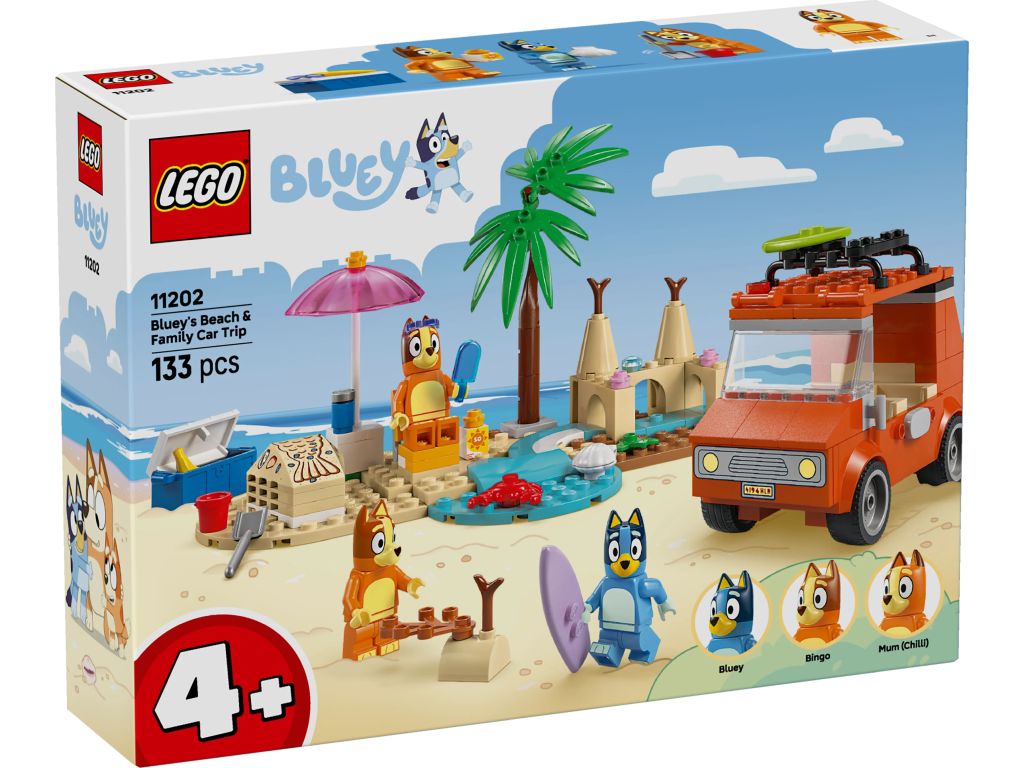 LEGO 11202 Bluey’s Beach & Family Car Trip
