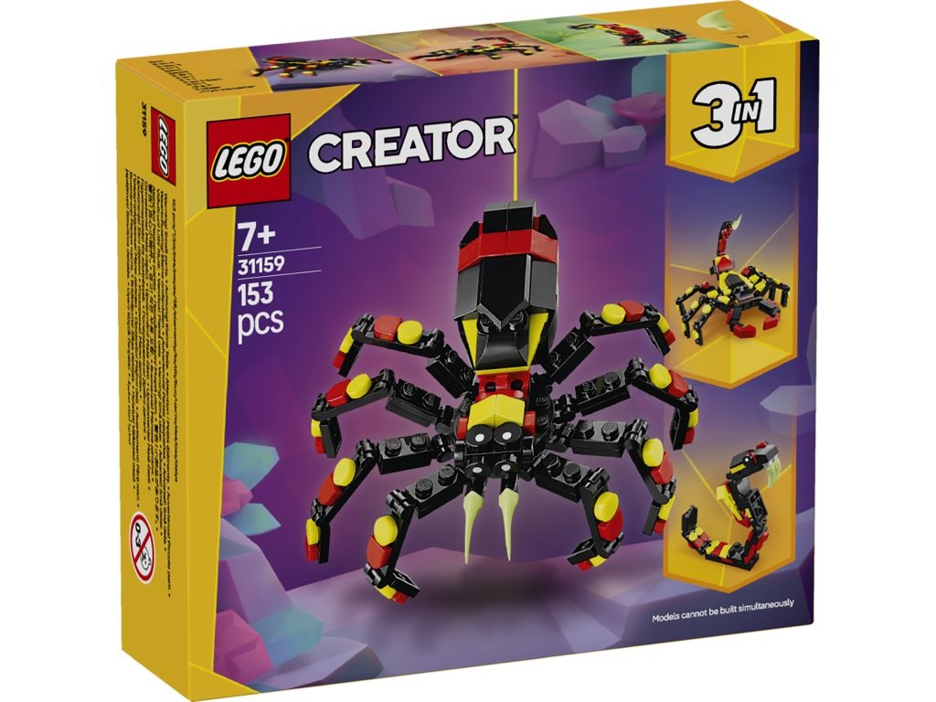 LEGO 31159 Dzikie zwierzęta niezwykły pająk