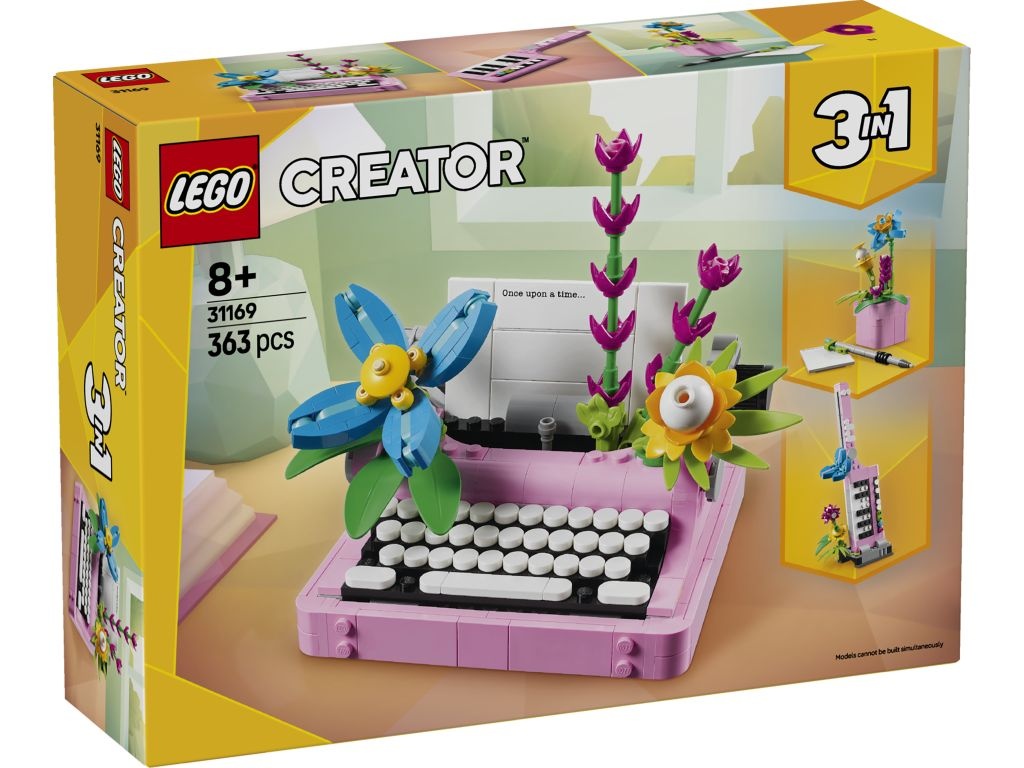 LEGO 31169 Maszyna do pisania z kwiatami