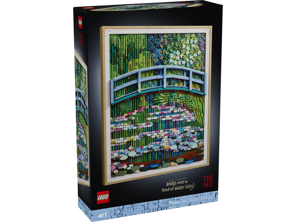 LEGO 31220 Claude Monet – Most nad stawem z liliami wodnymi