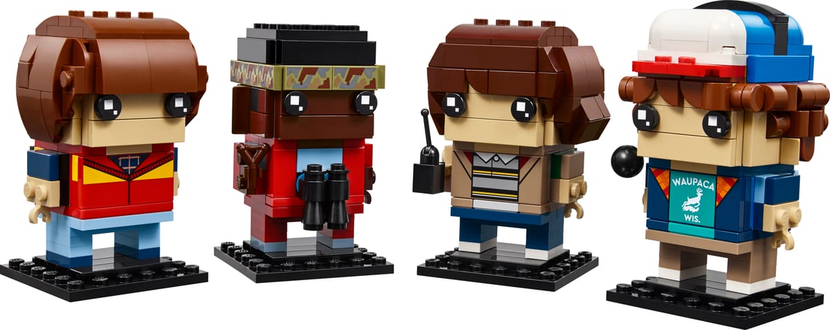 LEGO 40801 Figurki Dustina, Mike'a, Willa i Lucasa