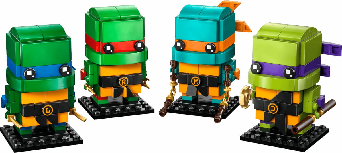 LEGO 40878 Figurki Wojowniczych żółwi ninja