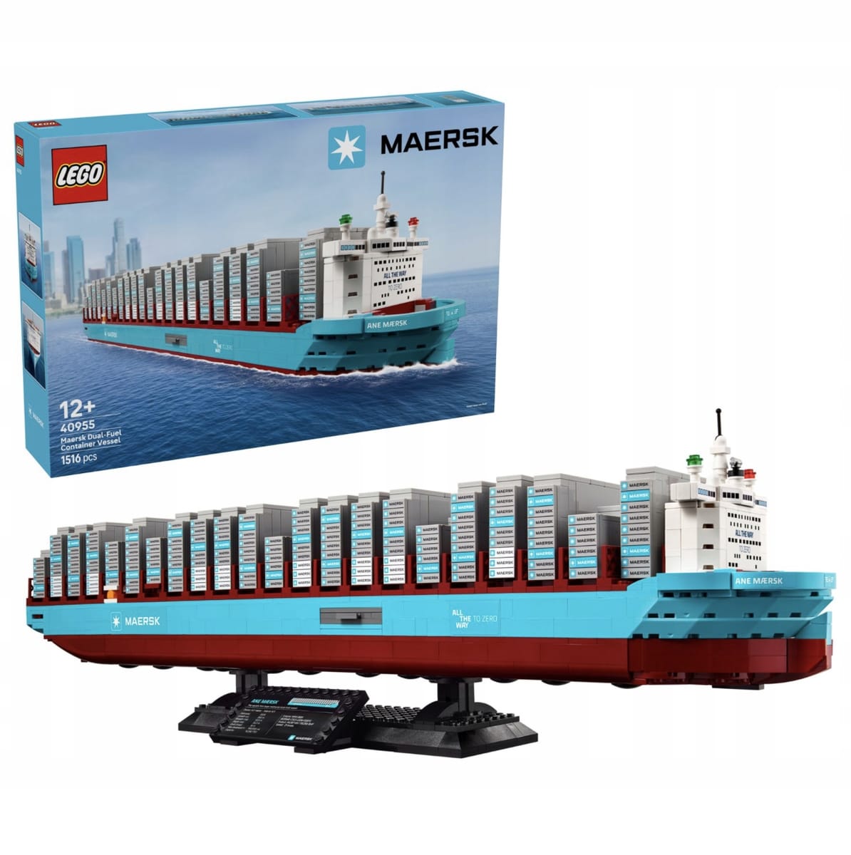 LEGO 40955 Kontenerowiec z Napędem Dual-Fuel Maersk