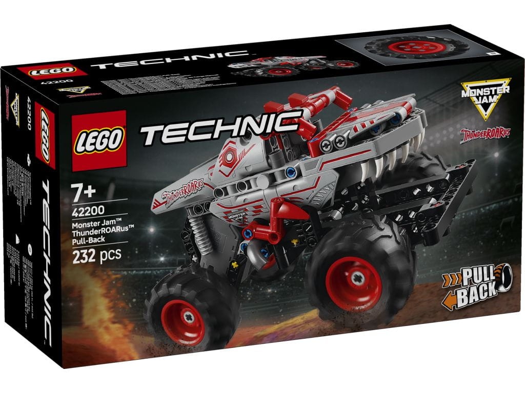 LEGO 42200 Monster Jam ThunderROARus z napędem typu pull-back