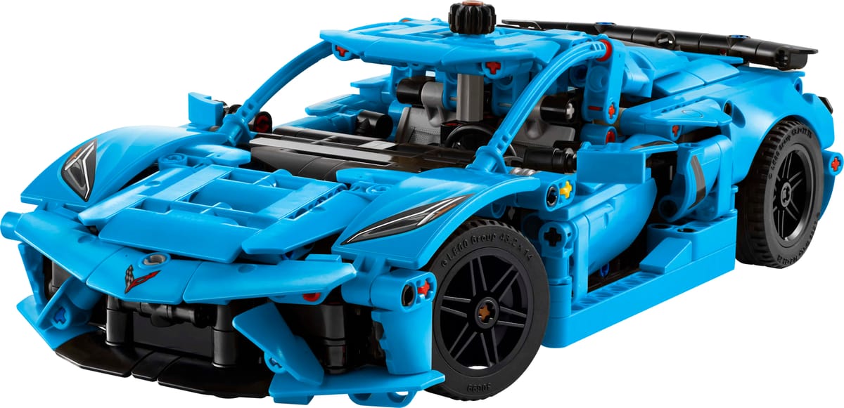 LEGO 42217 Niebieski Chevrolet Corvette Stingray