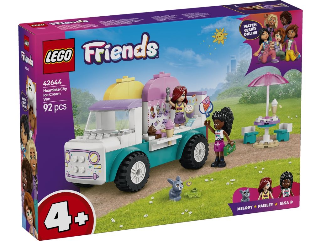 LEGO 42644 Furgonetka z lodami w mieście Heartlake