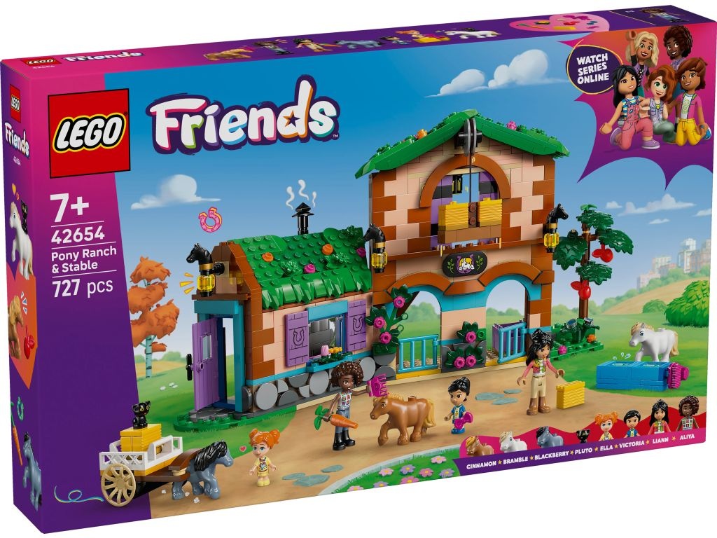 LEGO 42654 Ranczo kucyków i stajnia