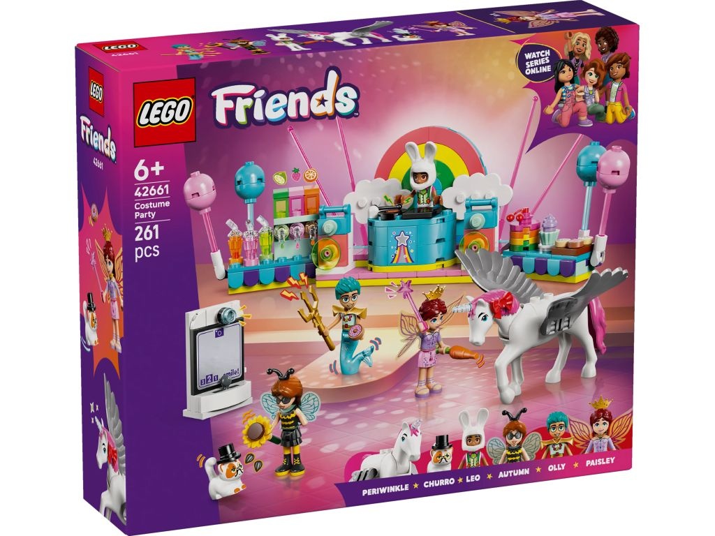 LEGO 42661 Bal przebierańców z jednorożcem i wróżką