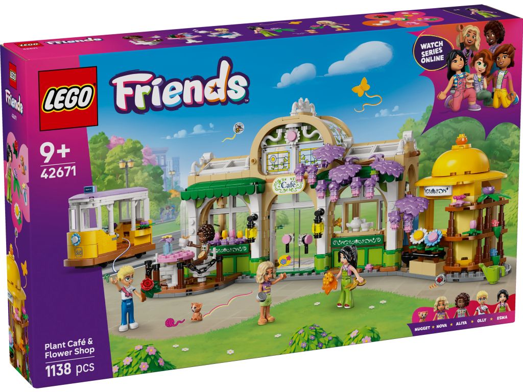 LEGO 42671 Zielona kawiarnia i kwiaciarnia