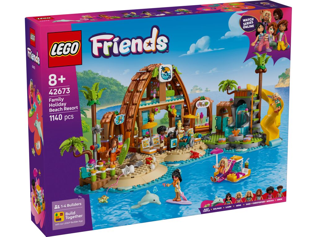 LEGO 42673 Rodzinne wakacje na plaży