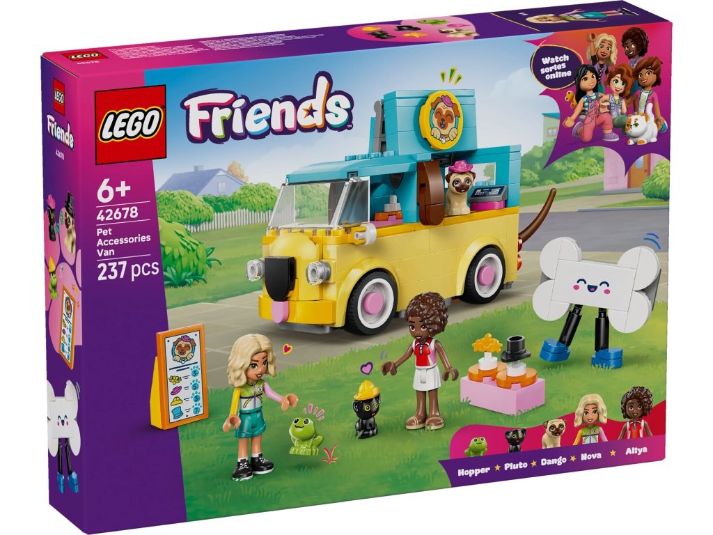LEGO 42678 Furgonetka z akcesoriami dla zwierząt