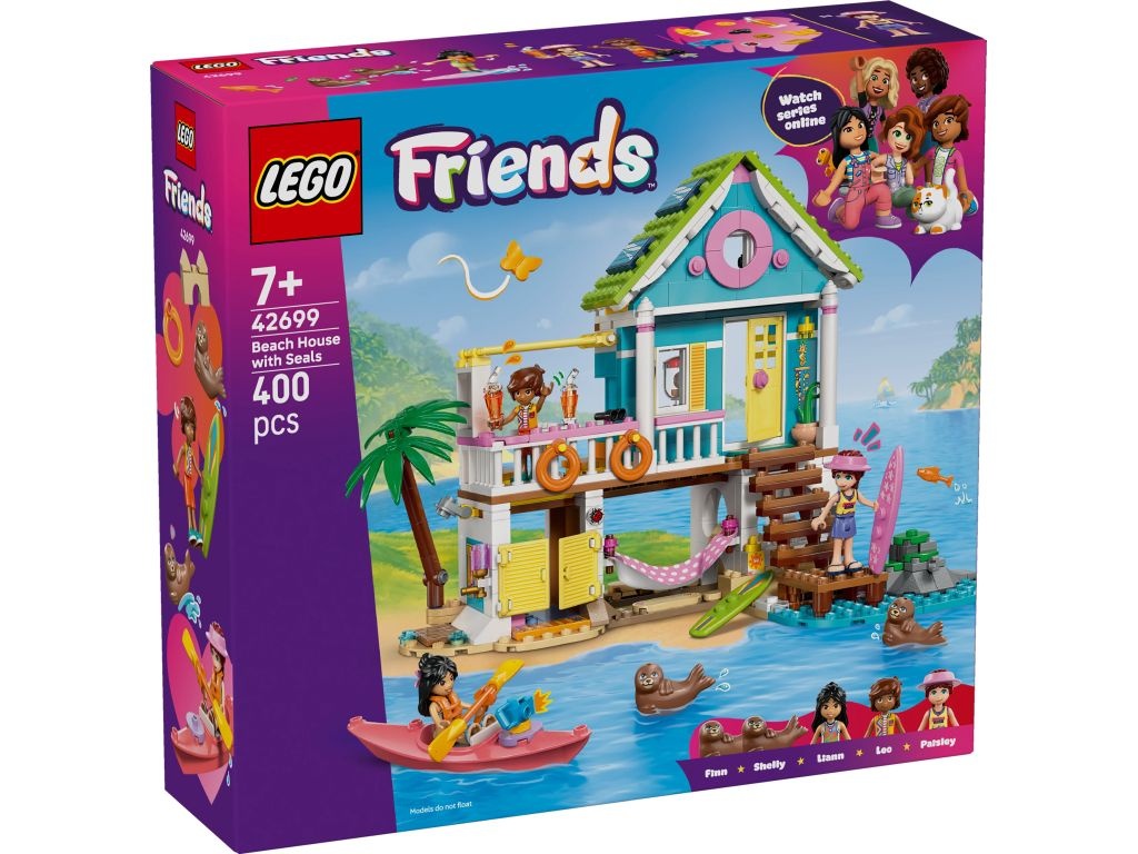 LEGO 42699 Domek na plaży z fokami