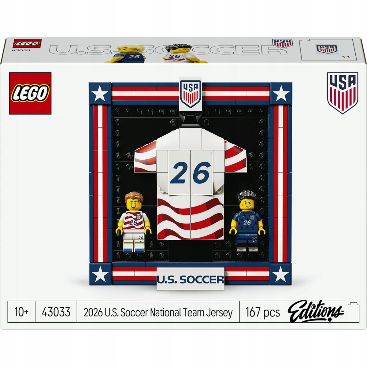LEGO 43033 Koszulka piłkarska reprezentacji USA 2026