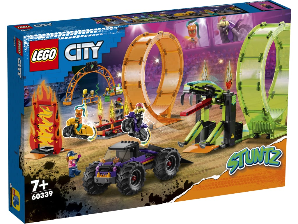 LEGO 60339 Kaskaderska arena z dwoma pętlami