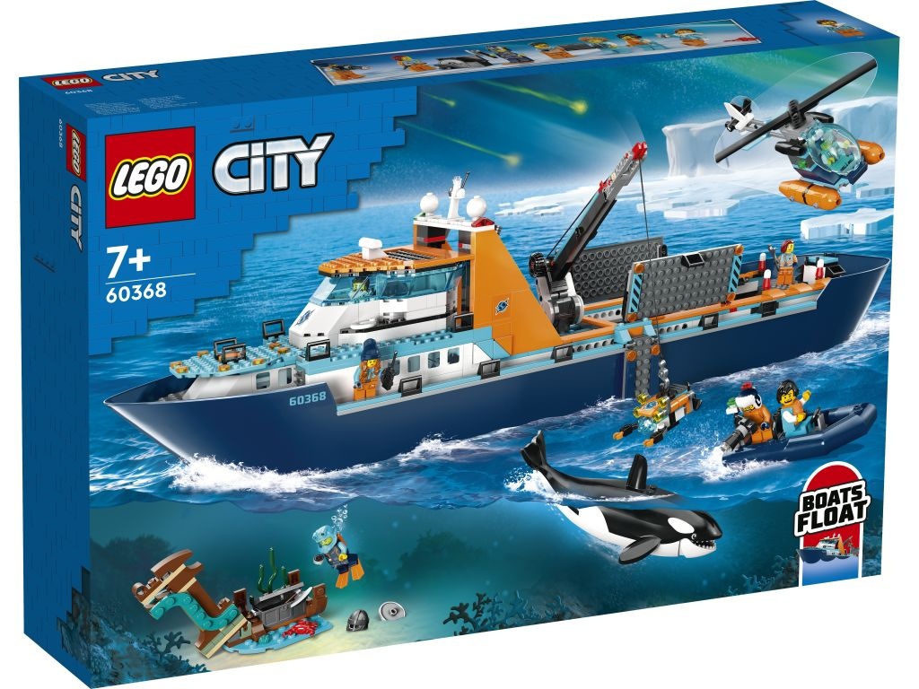 LEGO 60368 Łódź badacza Arktyki