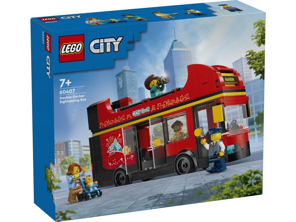 LEGO 60407 Czerwony, piętrowy autokar