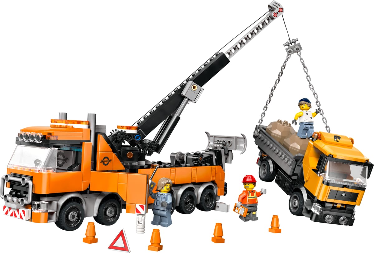 LEGO 60467 Wóz holowniczy z dźwigiem