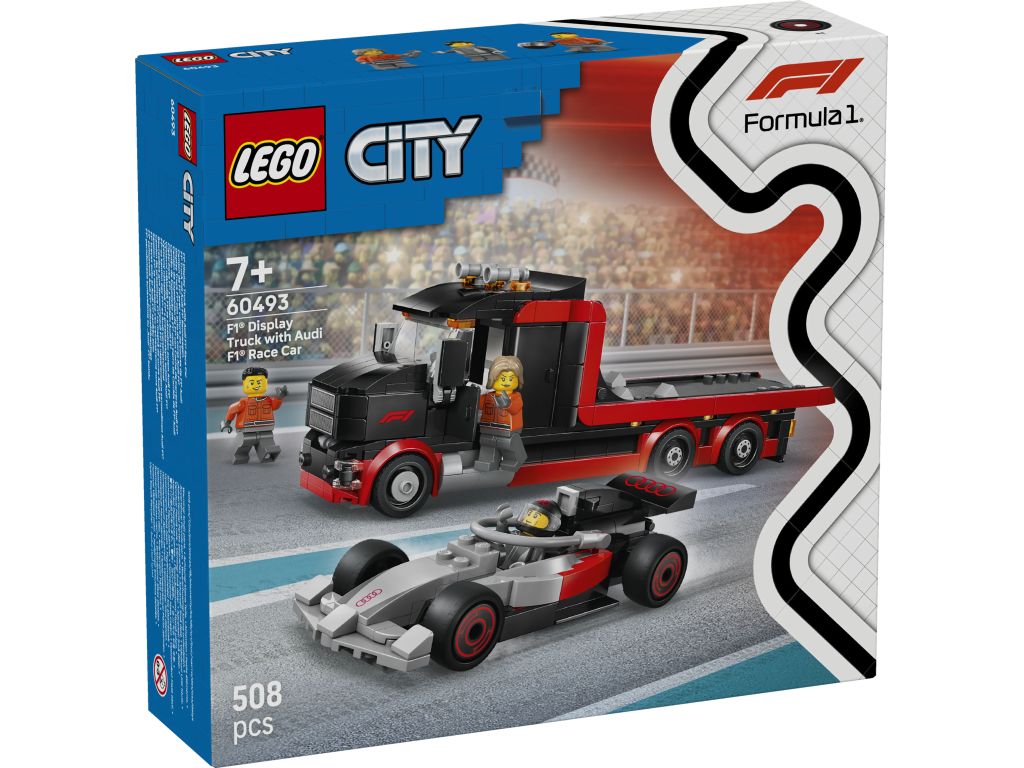 LEGO 60493 Ciężarówka F1 z bolidem Audi