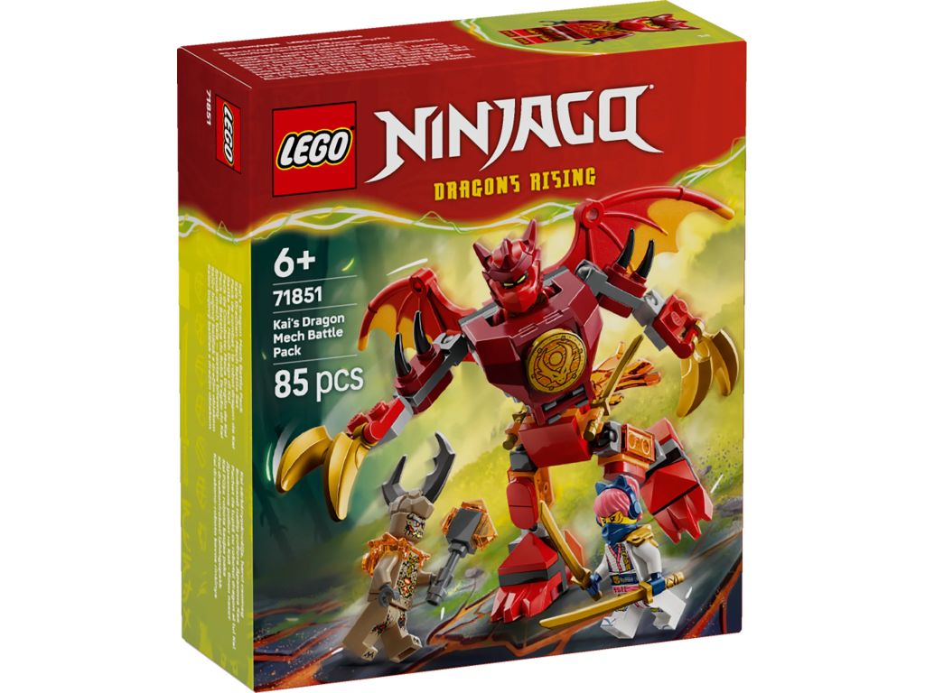 LEGO 71851 Smok-mech Kaia - Zestaw bitewny