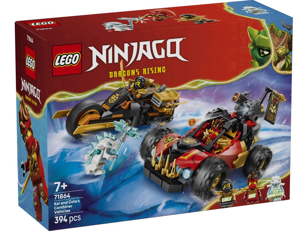 LEGO 71864 Wielofunkcyjne pojazdy Kaia i Cole’a