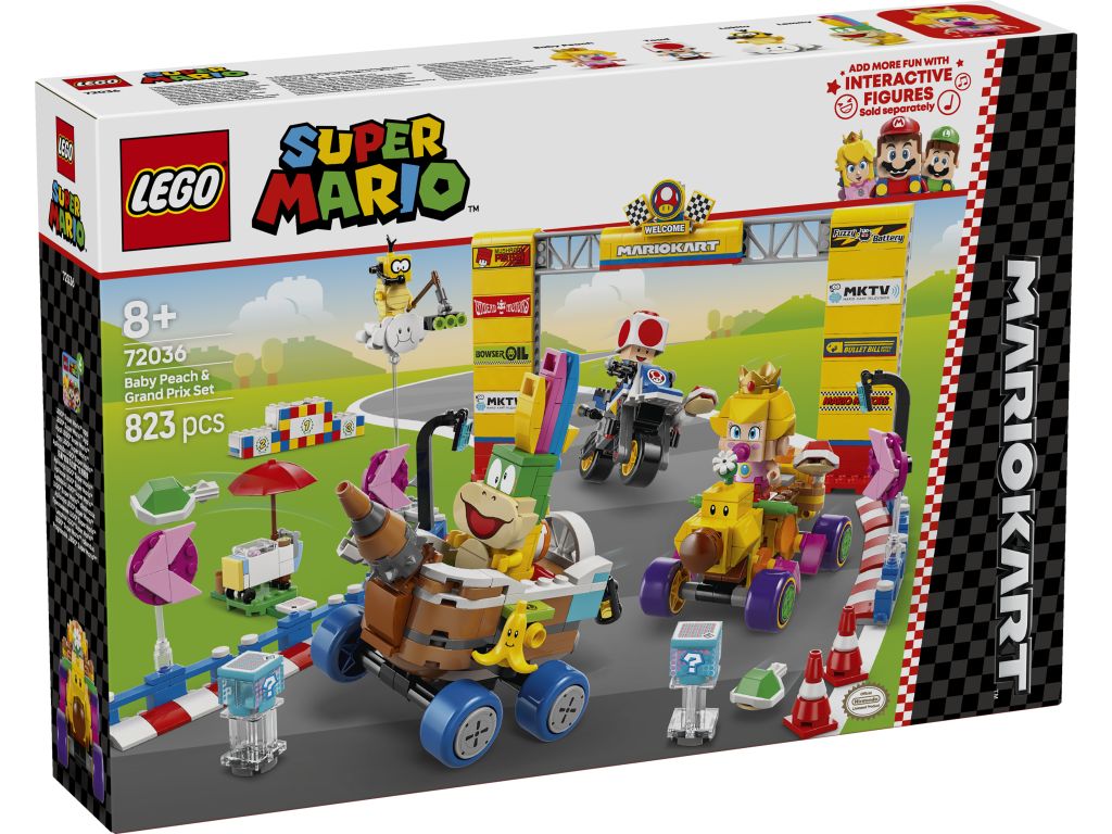 LEGO 72036 Mario kart - zestaw baby Peach i Grand Prix