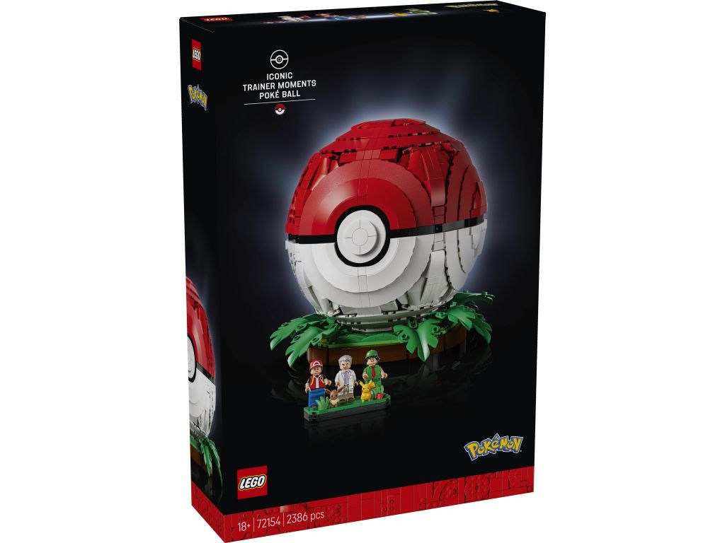 LEGO 72154 Kultowy Pokéball z Trenerami