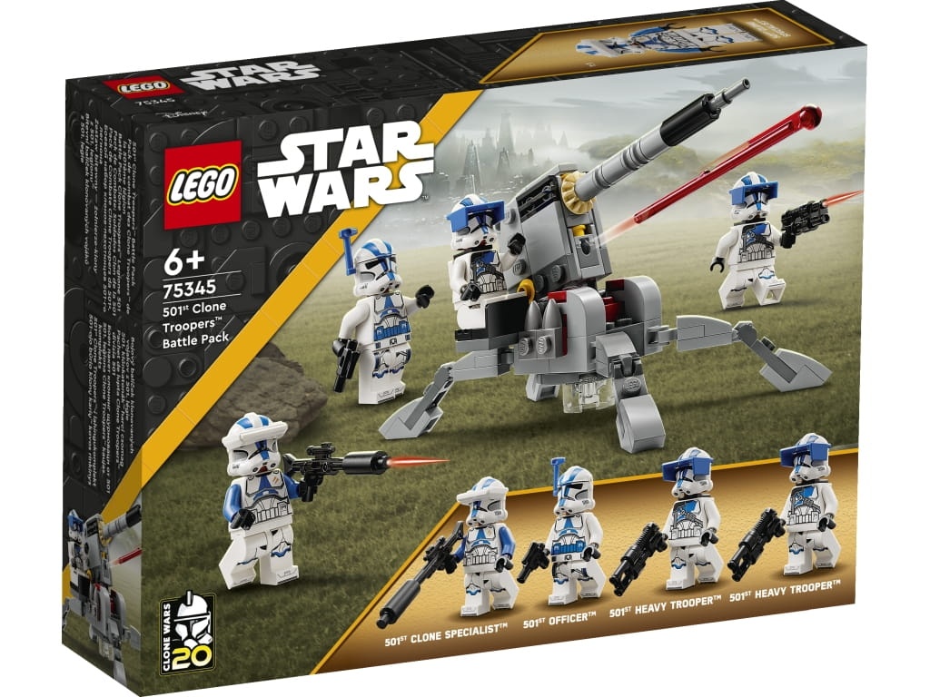 LEGO 75345 Zestaw bitewny – żołnierze-klony z 501. legionu