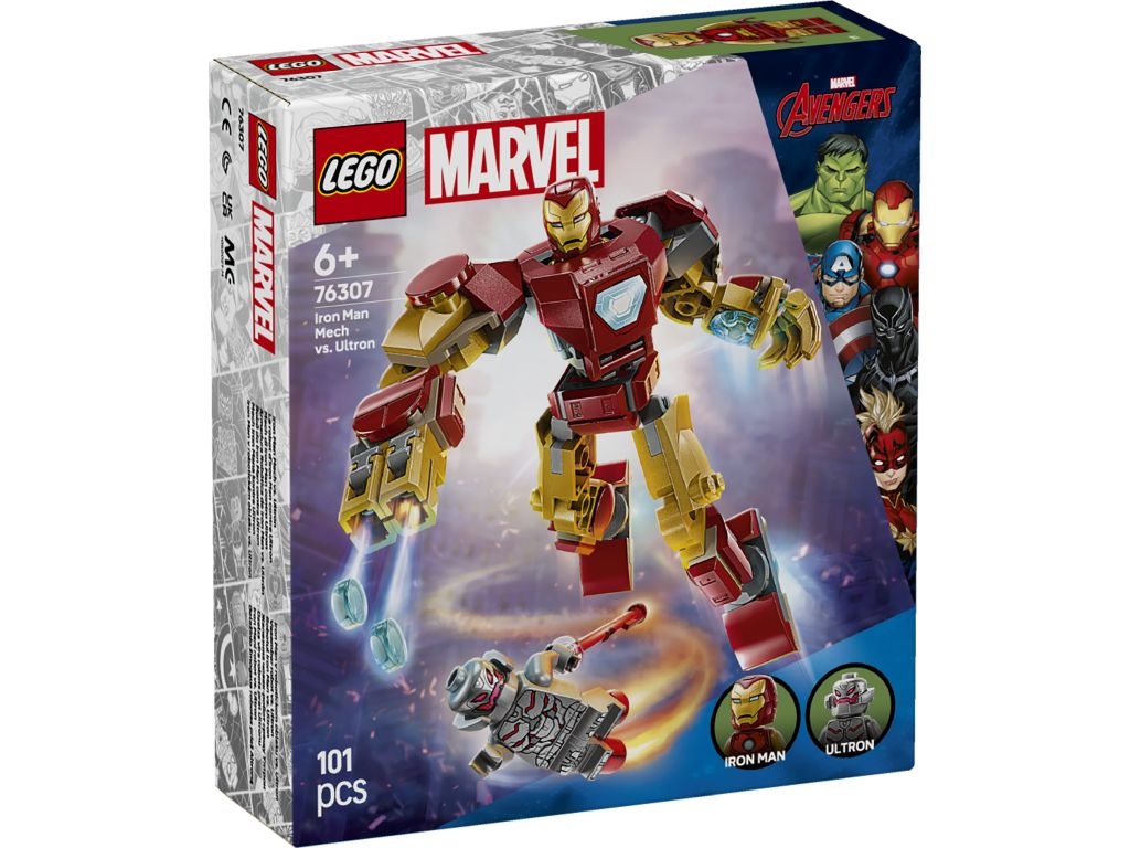 LEGO 76307 Mech Iron Mana kontra Ultron