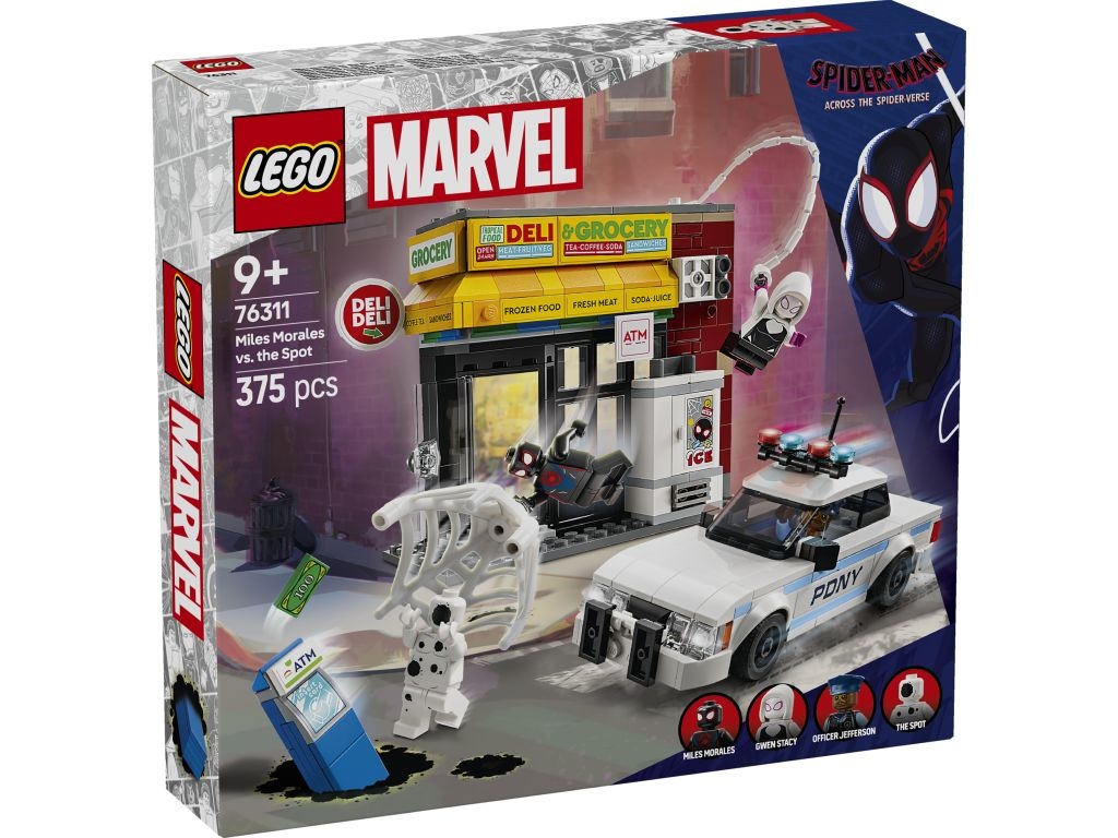 LEGO 76311 Multiwersum: Miles Morales kontra Spot