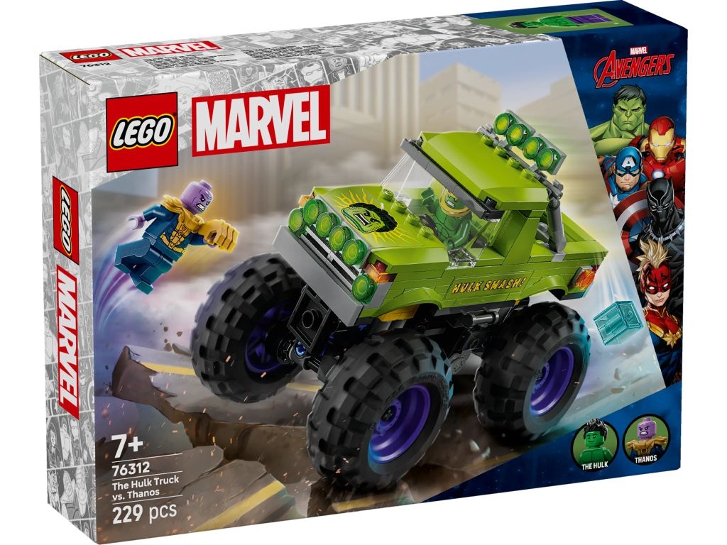 LEGO 76312 Monster truck Hulka kontra Thanos