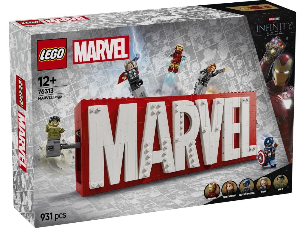LEGO 76313 Logo MARVEL z minifigurkami