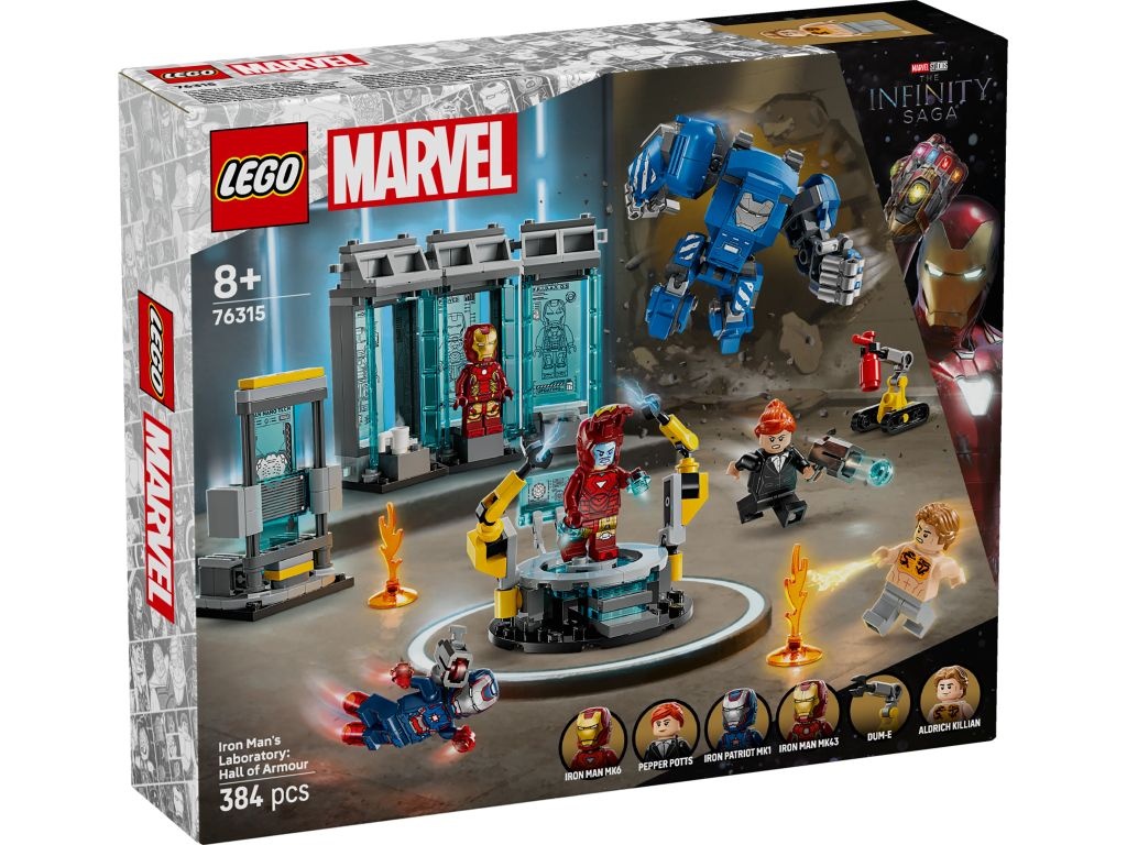 LEGO 76315 Laboratorium Iron Mana: Zbrojownia