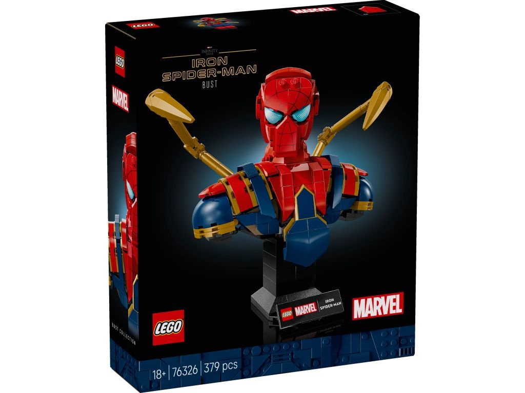 LEGO 76326 Popiersie Iron Spider-Mana