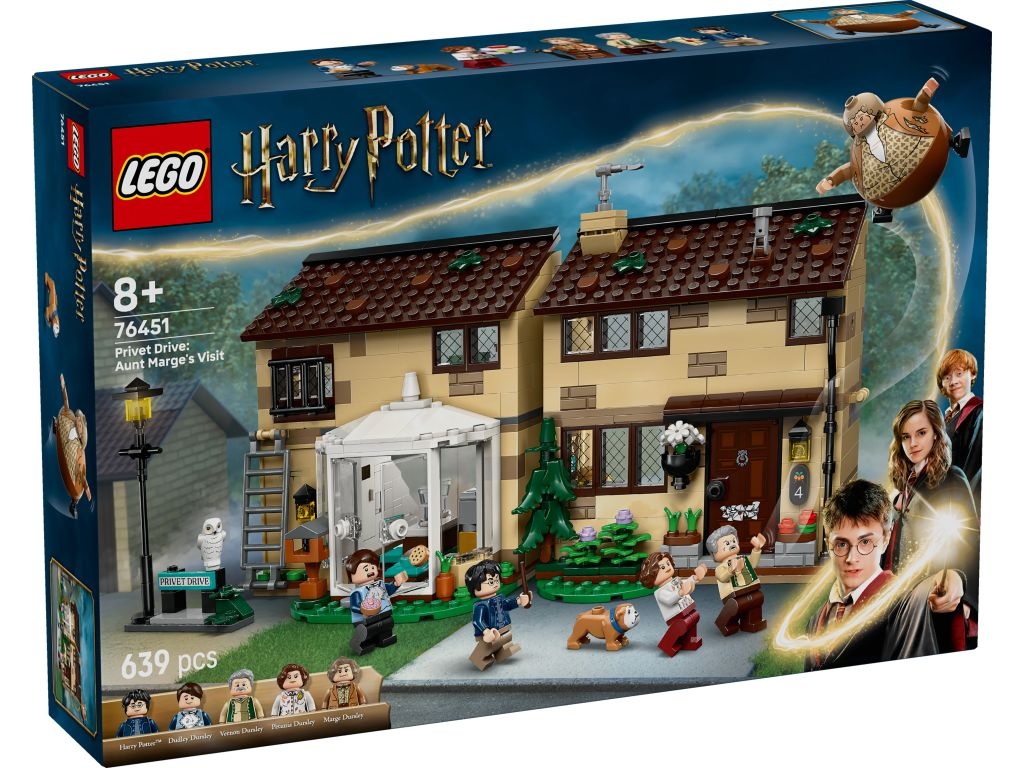 LEGO 76451 Privet Drive: Wizyta ciotki Marge