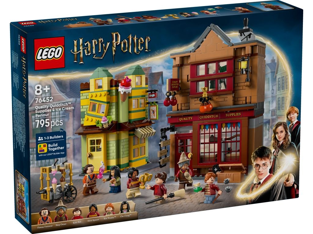 LEGO 76452 Markowy sprzęt do quidditcha i lodziarnia